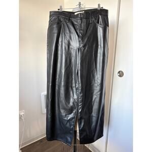 Levi’s Faux Leather Baggy Dad Pants Black 29